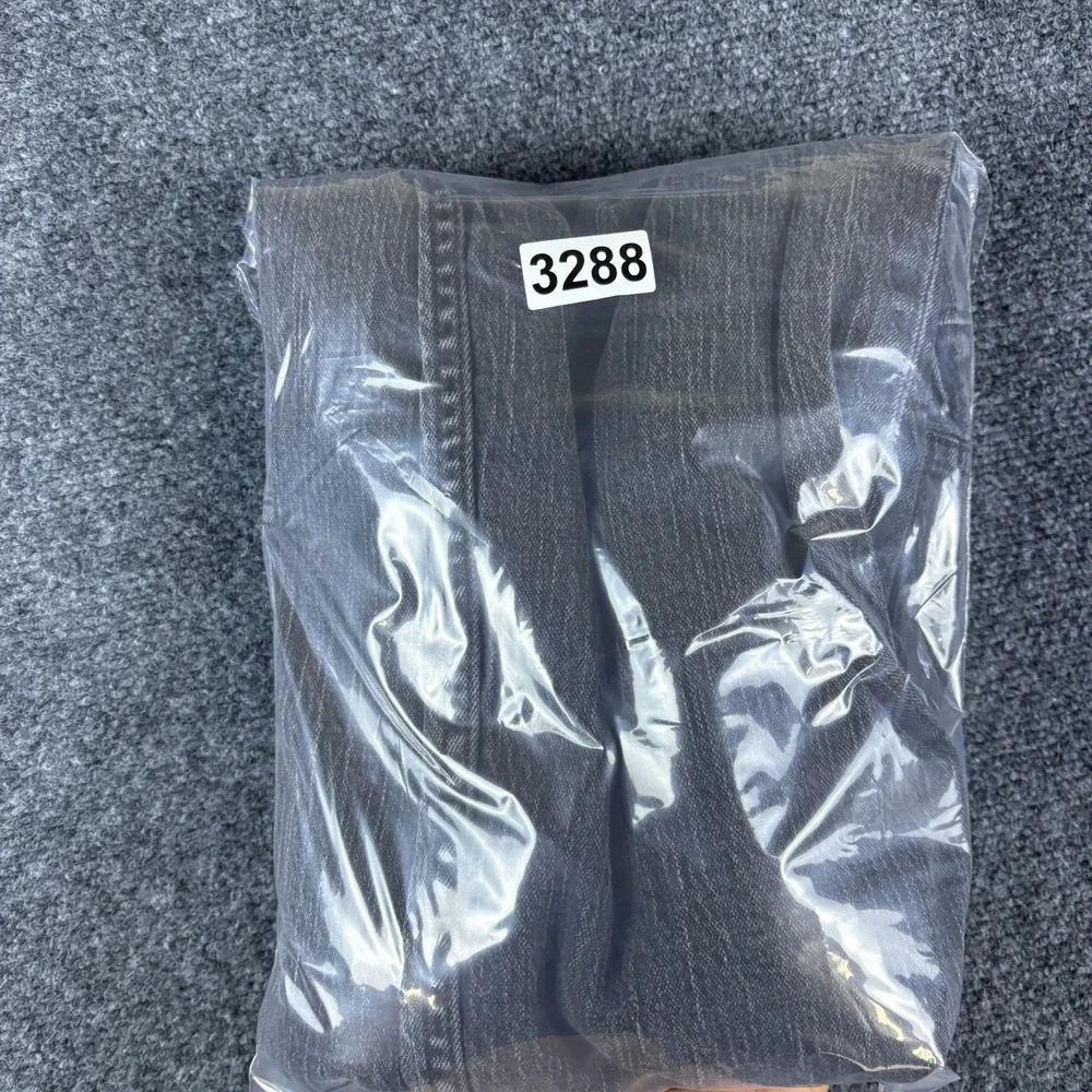 Levi's 569 Jeans Mens 38x28 Black Denim Stretch‎ Mid Rise Classic Straight Leg